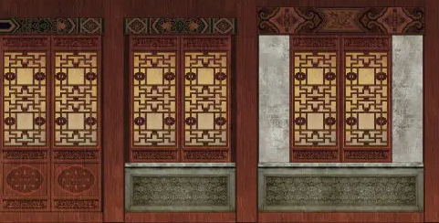 长春隔扇槛窗的基本构造和饰件