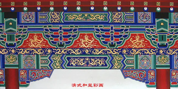 长春中国建筑彩画装饰图案